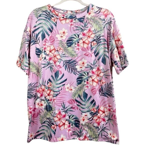 Fashion Nova Pink Tropical Bike Short Set - Picture 3 of 16